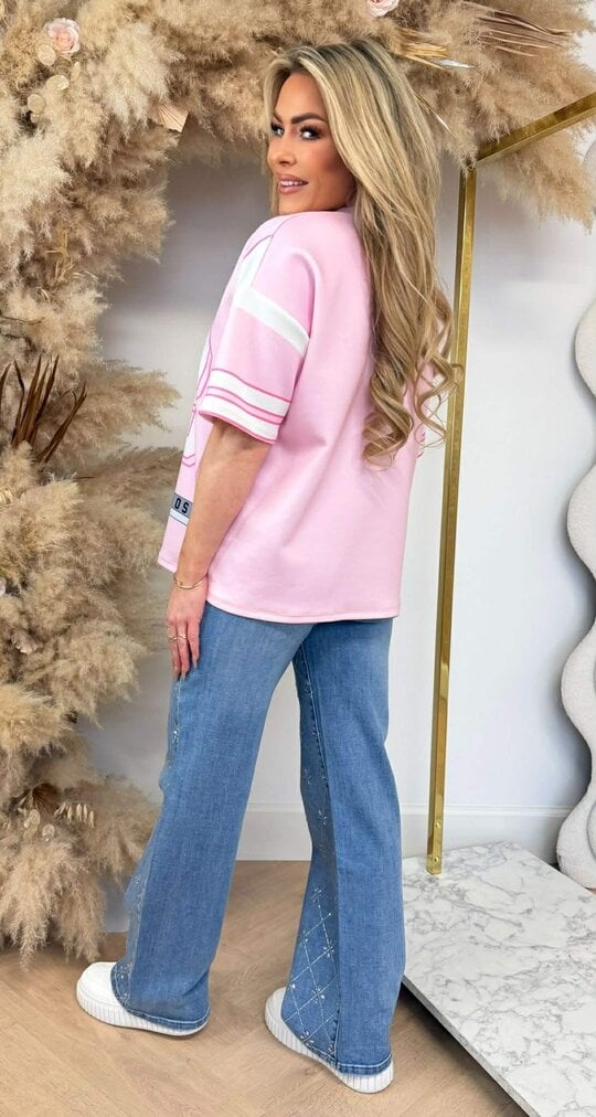 28 BASEBALL SHIRT PINK