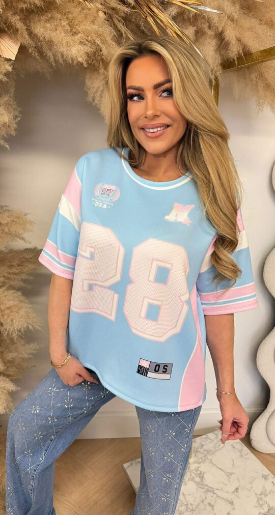 28 BASEBALL SHIRT BLUE