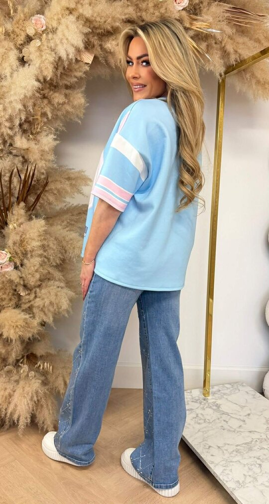 28 BASEBALL SHIRT BLUE