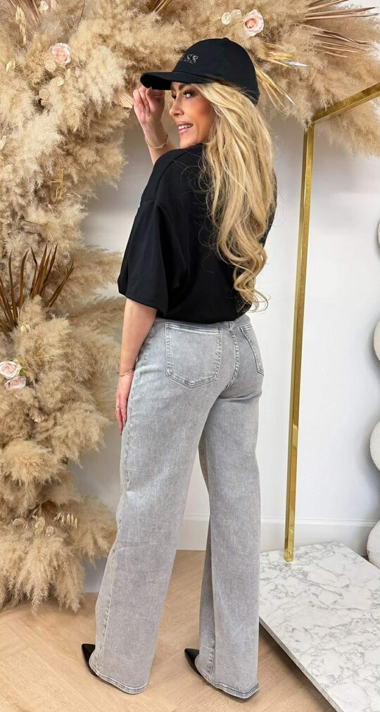 NEW YORK CROPPED SHIRT BLACK