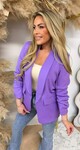 MUSTHAVE CROPPED MOUW BLAZER PURPLE