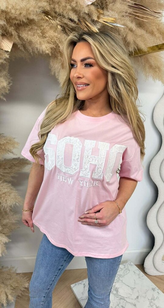 LACY SOHO TEE 5481 PINK