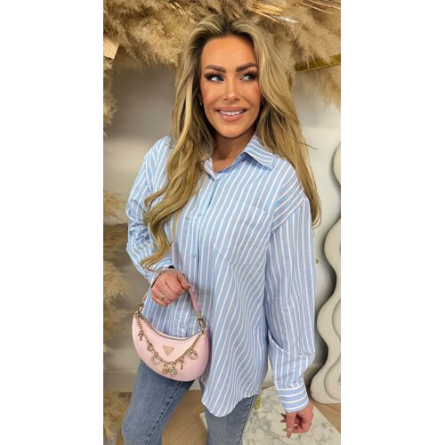 STRIPE BLOUSE 5454 BLUE