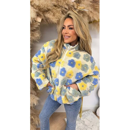 TEDDY FLOWER JACKET BLUE TEDDY FLOWER JACKET BLUE