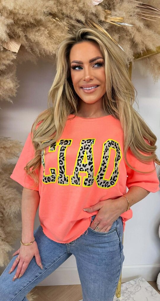 CIAO OVERSIZED SHIRT 1140-24 NEONORANGE