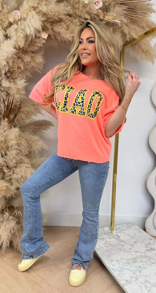 CIAO OVERSIZED SHIRT 1140-23 NEONORANGE