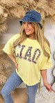 CIAO OVERSIZED SHIRT 1140-24 YELLOW
