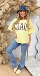 CIAO OVERSIZED SHIRT 1140-23 YELLOW
