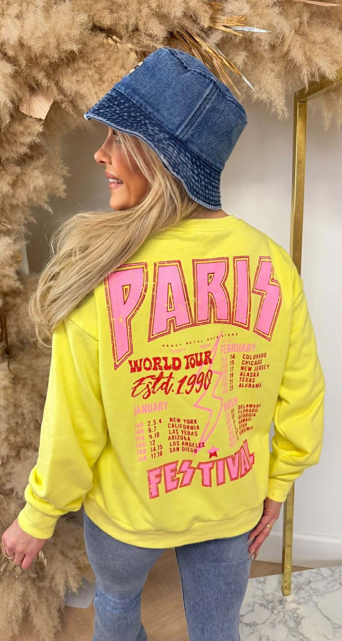 PARIS FESTIVAL SWEATER 8011533 YELLOW