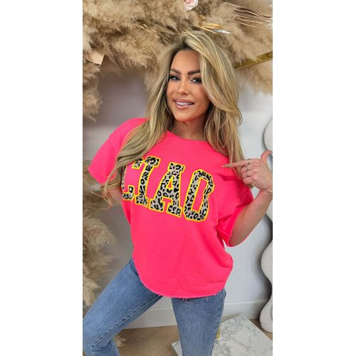 CIAO OVERSIZED SHIRT 1140-23 NEONPINK