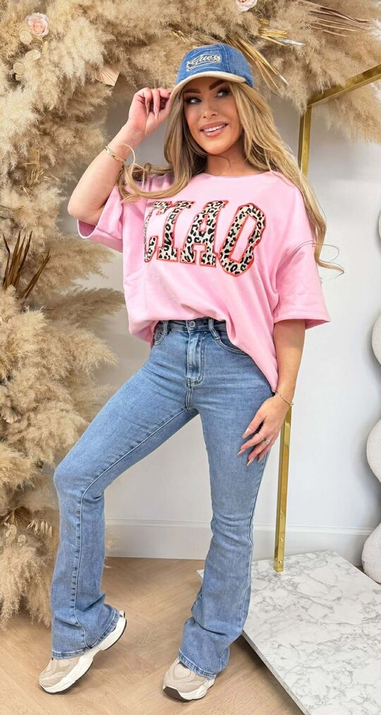 CIAO OVERSIZED SHIRT 1140-23 LIGHTPINK