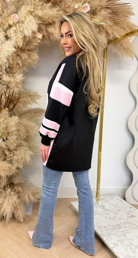 N 28 OVERSIZED SHIRT BLACK