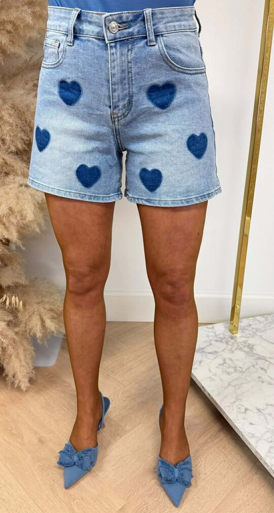 HARTJES DENIM SHORT 7505 DENIMBLUE