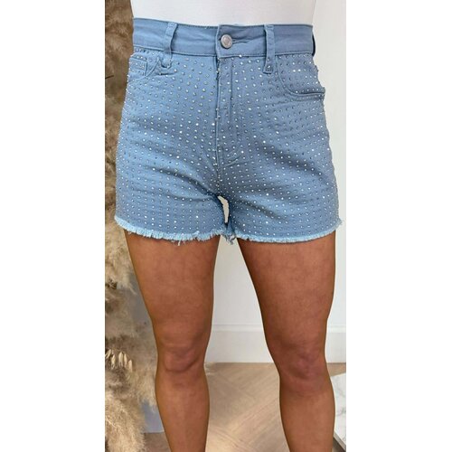 GLITTER DENIM SHORT 05855 DENIMBLUE GLITTER DENIM SHORT 05855 DENIMBLUE