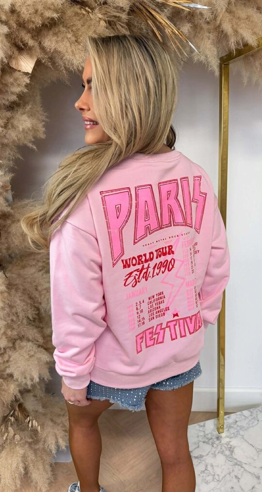PARIS FESTIVAL SWEATER 8011533 PINK PARIS FESTIVAL SWEATER 8011533 PINK
