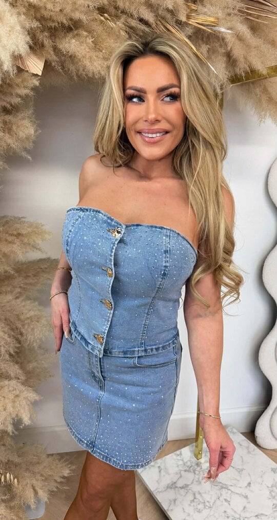 DIAMOND DENIM SET 1107 BLUE