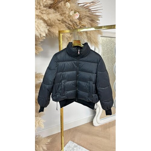 SHORT PUFFER JACKET 91137 BLACK SHORT PUFFER JACKET 91137 BLACK