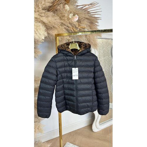 REVERSIBLE FUR JACKET LEOPARD 2701 BROWN/BLACK REVERSIBLE FUR JACKET LEOPARD 2701 BROWN/BLACK