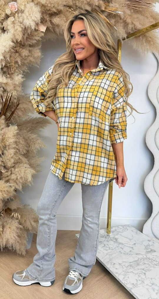 DAMAGDE RUIT BLOUSE YELLOW