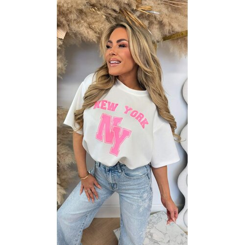 NEW YORK CROPPED SHIRT OFFWHITE