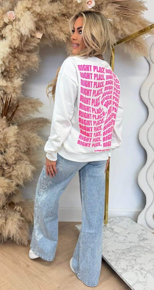 RIGHT PLACE 8011530 SWEAT OFFWHITE