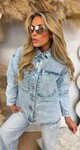 GLITTER DENIM JACKET 8631 DENIMBLUE