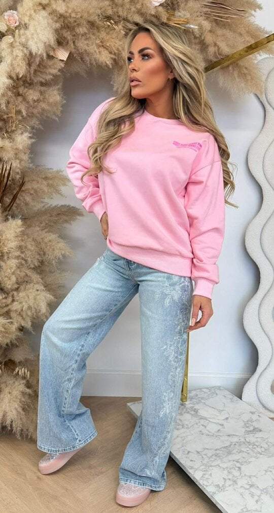 RIGHT PLACE 8011530 SWEAT PINK