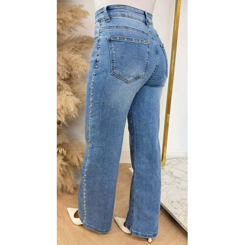 STUDS STRAIGHT LEG 6868 DENIMBLUE