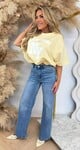 NEW YORK CROPPED SHIRT YELLOW NEW YORK CROPPED SHIRT YELLOW