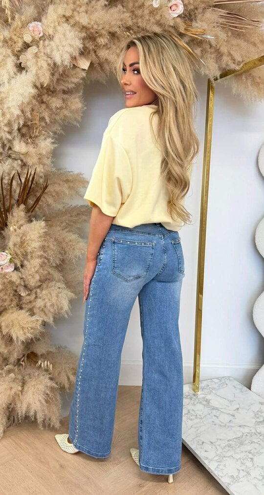 NEW YORK CROPPED SHIRT YELLOW NEW YORK CROPPED SHIRT YELLOW