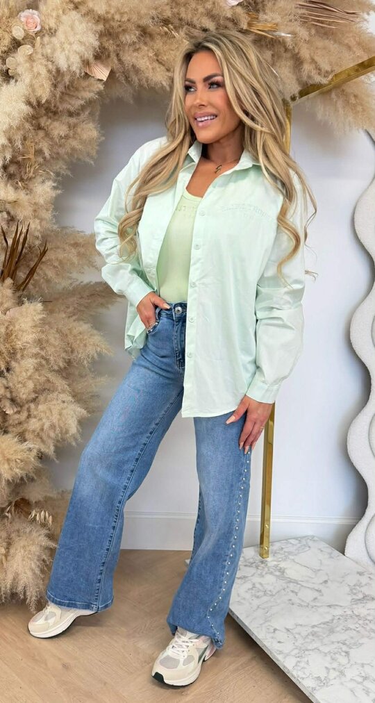 SAINT TROPEZ BLOUSE + TOP 15531 MINT