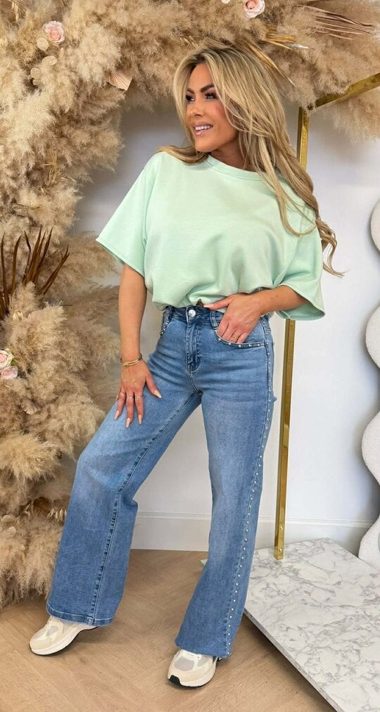 MUSTY CROPPED TOP MINT