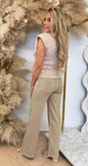 KIKI SHOULDER WATERVAL TOP BEIGE KIKI SHOULDER WATERVAL TOP BEIGE