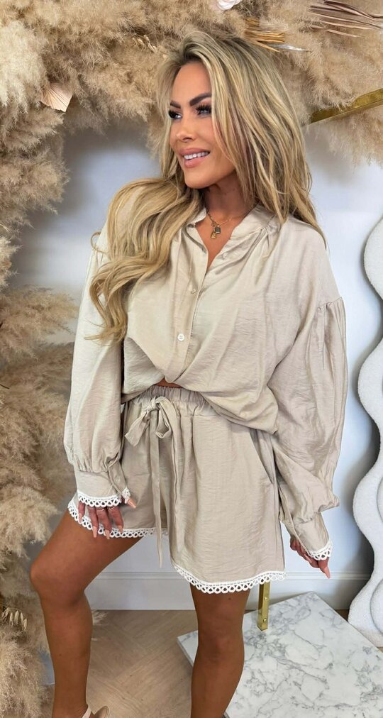 JULIA 2 PIECE SETJE BEIGE