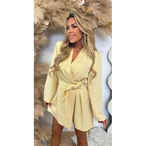PERFECT BASIC PLAYSUIT BUTTERYELLOW