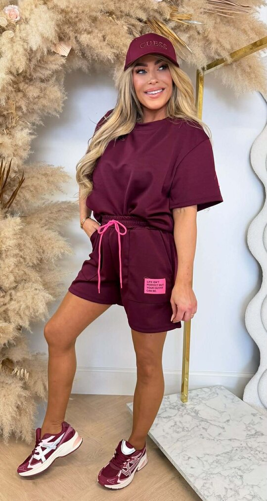 BESTSELLER LIFE SET BURGUNDY