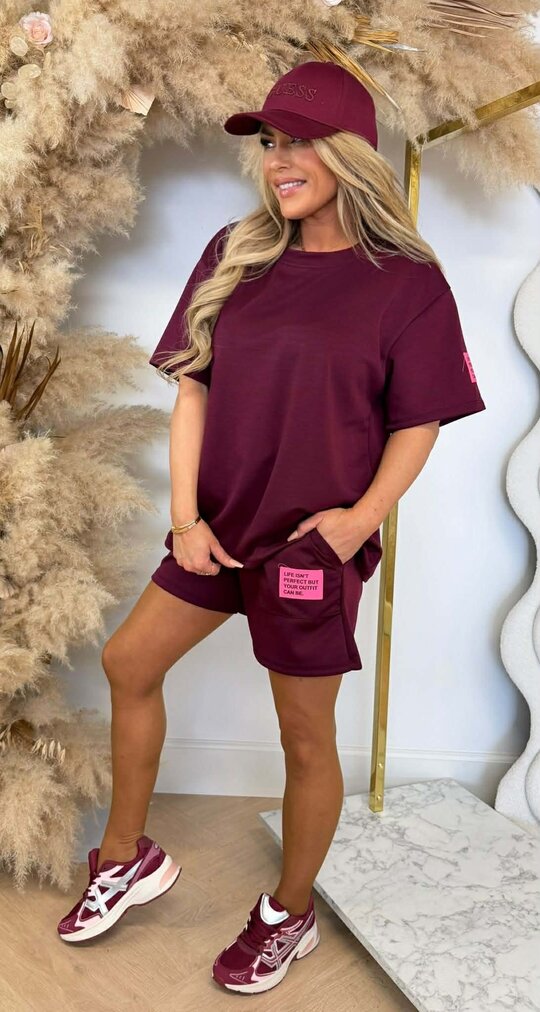 BESTSELLER LIFE SET BURGUNDY