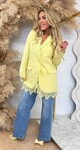 LARA LACE BLAZER YELLOW