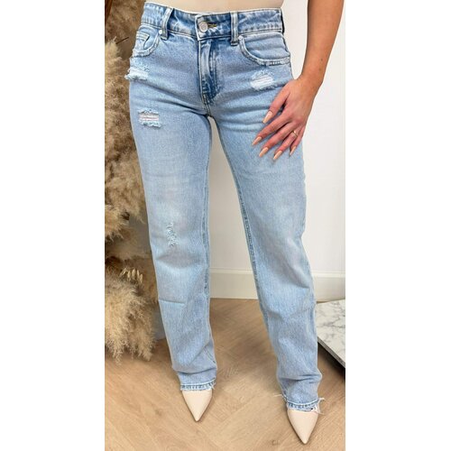 QUEEN OF HEARTS WIDE LEG JEANS 3655-3 LIGHTDENIM