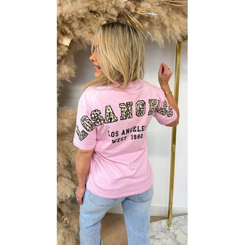 LEO LOS ANGELES TEE 267 PINK
