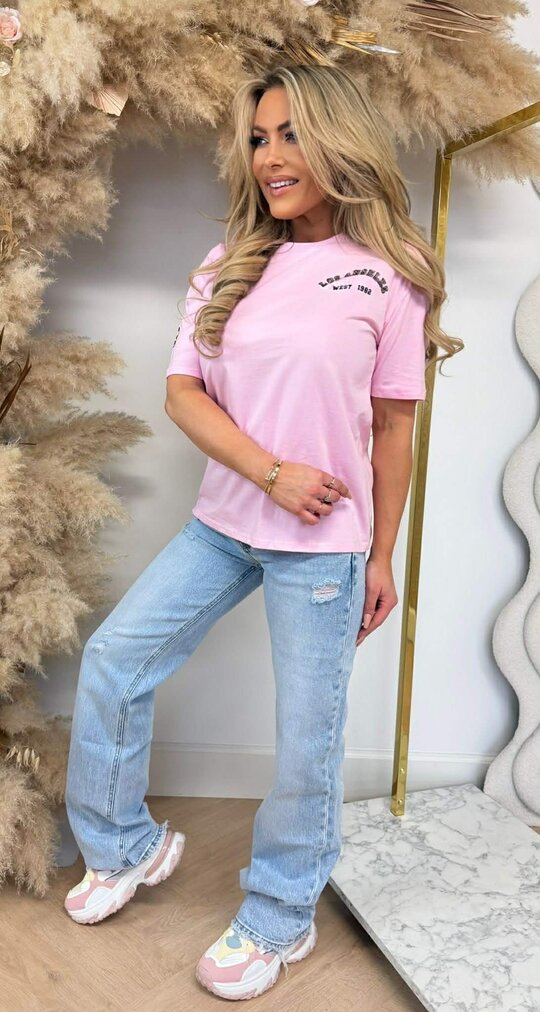 LEO LOS ANGELES TEE 267 PINK