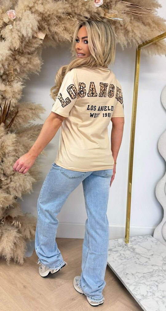 LEO LOS ANGELES TEE 267 BEIGE