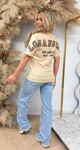 LEO LOS ANGELES TEE 267 BEIGE
