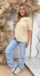 LEO LOS ANGELES TEE 267 BEIGE