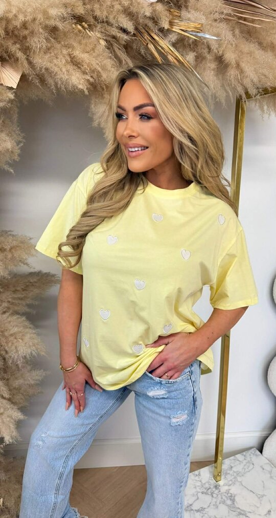 CUTE HARTJES TEE 7455 YELLOW