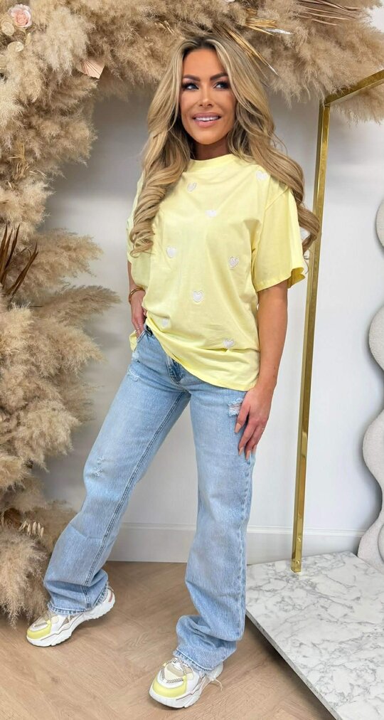 CUTE HARTJES TEE 7455 YELLOW