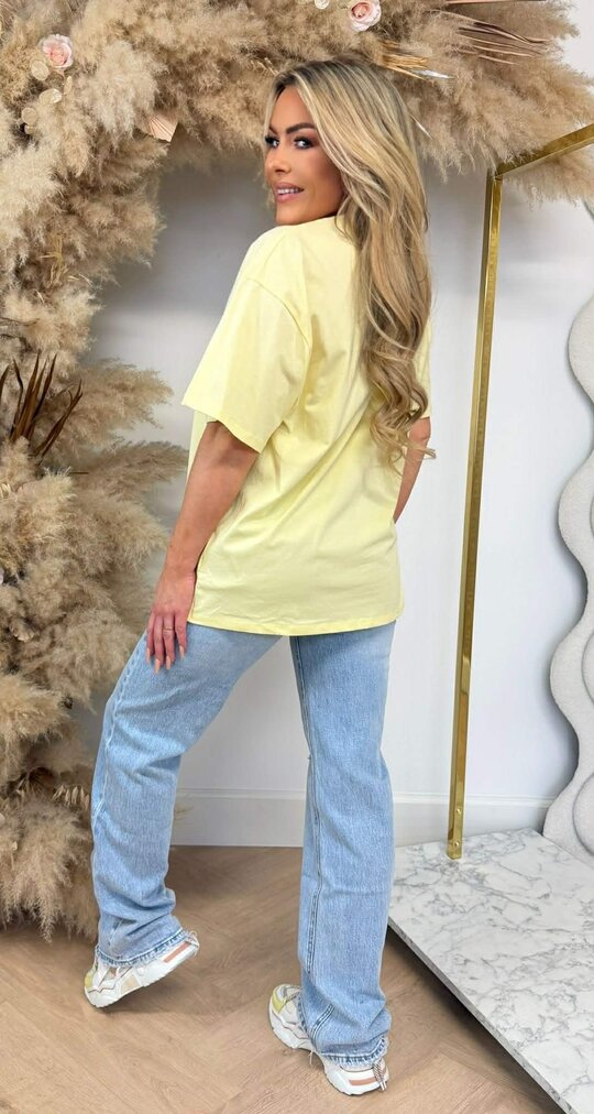 CUTE HARTJES TEE 7455 YELLOW