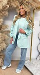 NINA OVERSIZED CROPPED MOUW BLAZER MINT