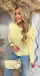 CLARA POF MOUW TOP 8806 YELLOW
