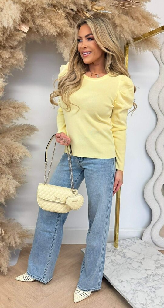 CLARA POF MOUW TOP 8806 YELLOW